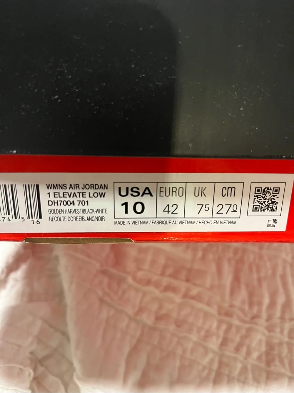 Women’s Air Jordan 1 Elevate Low (Stock X Verified paperwork)!